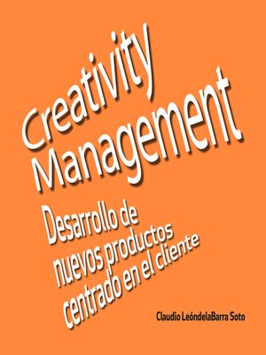 cover image of Creativity management